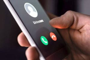 Scams perpetrated by cell phone calls from unknown callers